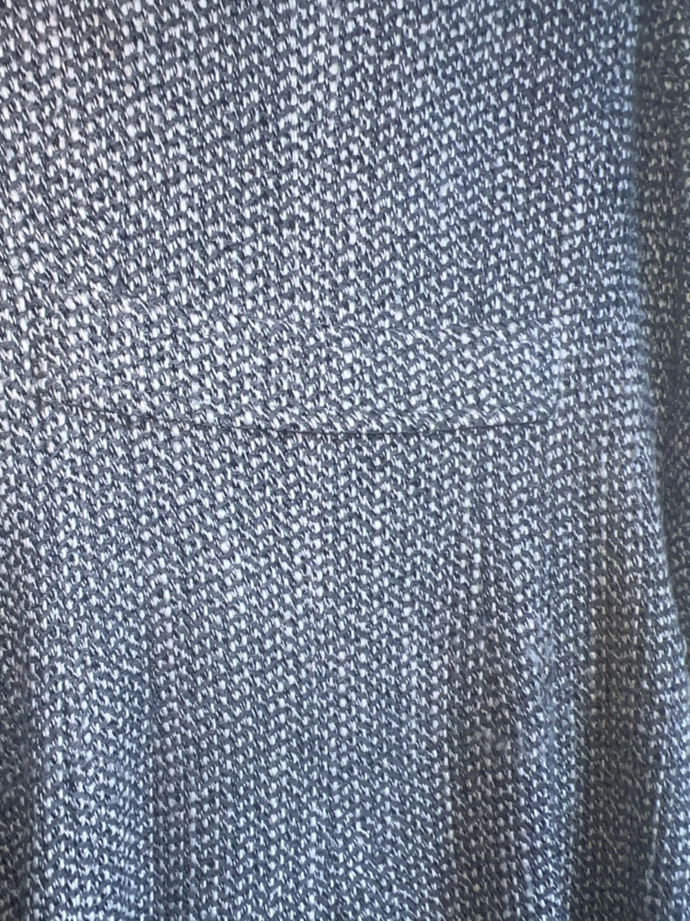 DKNY Gray Textured Button-Front Pea Coat - Picture 5 of 9